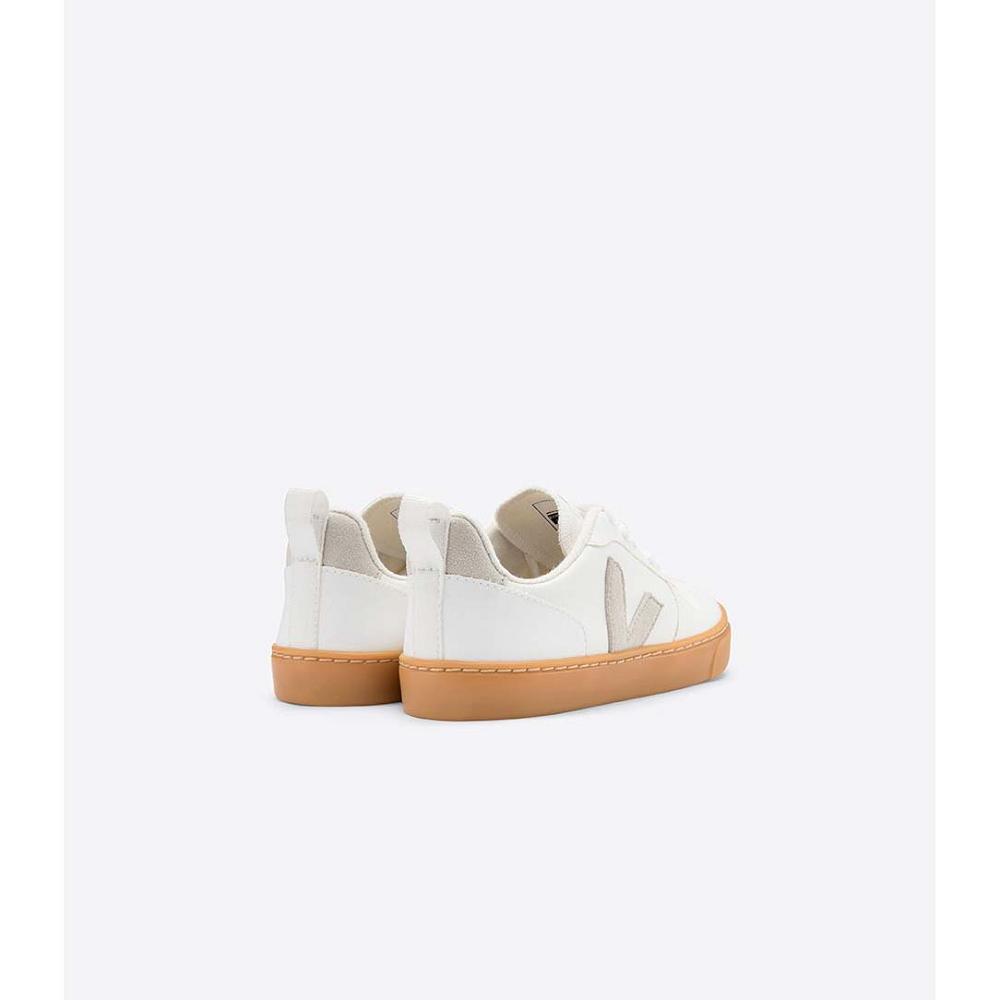 Pantofi Copii Veja V-10 CWL White/Beige | RO 782AHK